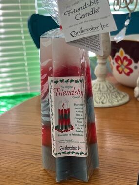 Vintage 1980’s Friendship Candle Hidden Treasures Inside Rare Made In Canada NOS